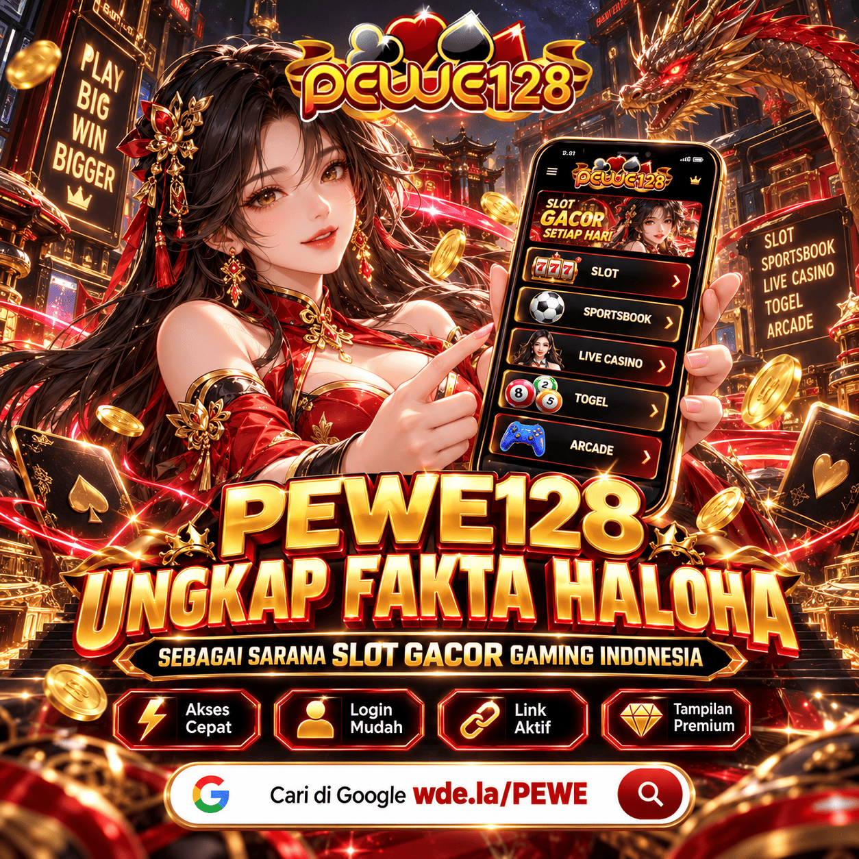 PEWE128 fakta Haloha